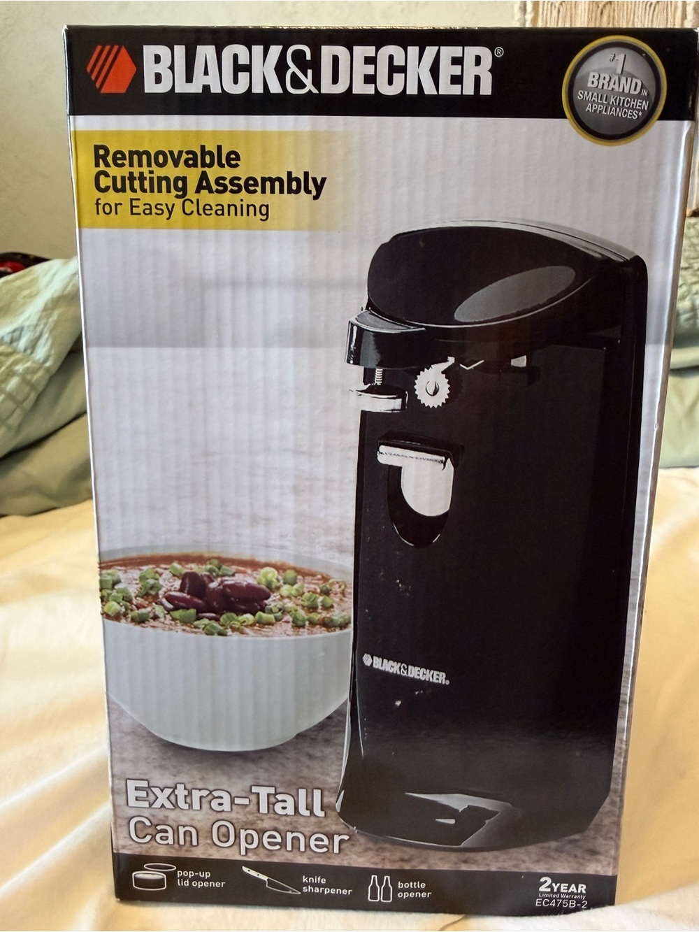 Black & Decker Black Extra-Tall Electric Can Opener